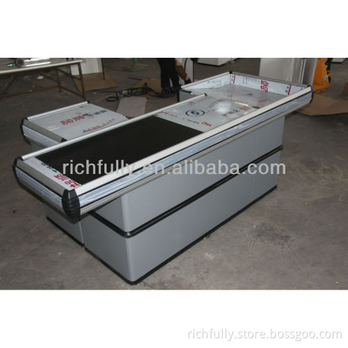 Factory sale Good price electronic supermarket cash register with conveyor belt